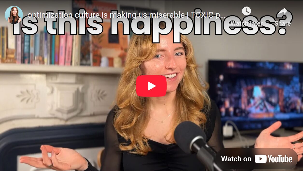How Optimization Culture is Making Us Miserable